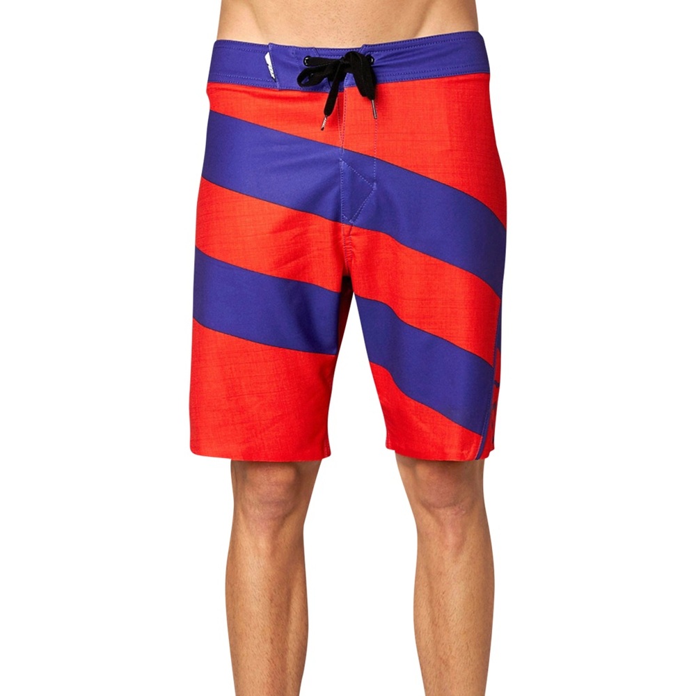 Fox Factor Ian Walsh Board Shorts in Vibrant Purple and Red
